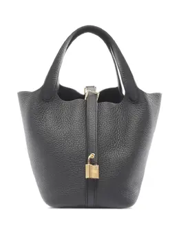 Hermès Pre-Owned: Чёрная сумка-шоппер 
