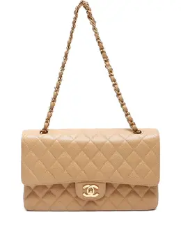 CHANEL Pre-Owned: Бежевая сумка 