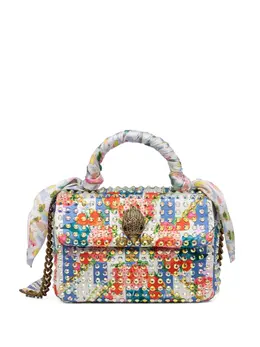 Kurt Geiger London: Сумка-шоппер с растительным принтом 