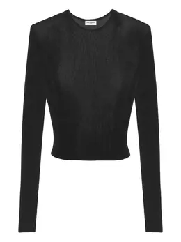 Saint Laurent: Трикотажный топ 