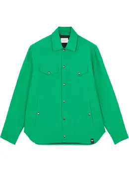Maison Kitsuné: Зелёная рубашка 