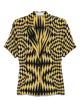 Versace Pre-Owned: Рубашка с принтом 