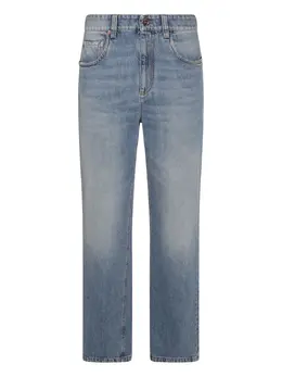 Brunello Cucinelli: Прямые джинсы 