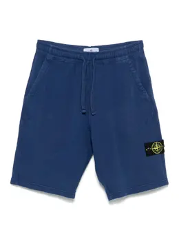 Stone Island: Синие шорты  Compass