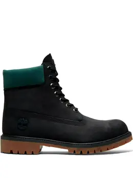 Timberland: Чёрные ботинки 