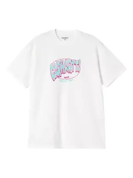 Carhartt WIP: Белая футболка  Script
