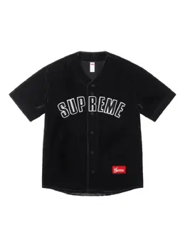 Supreme: Бархатная рубашка 