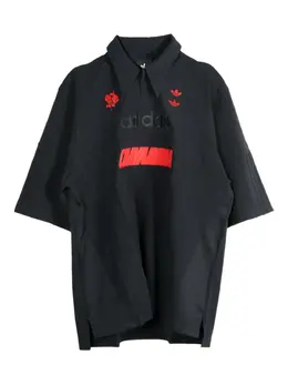 adidas: Чёрное поло  X