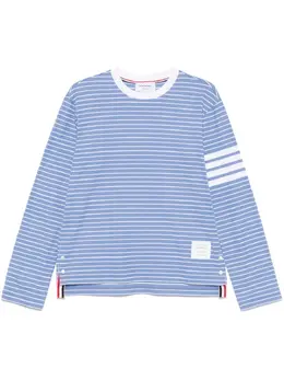 Thom Browne: Футболка  4-Bar в полоску