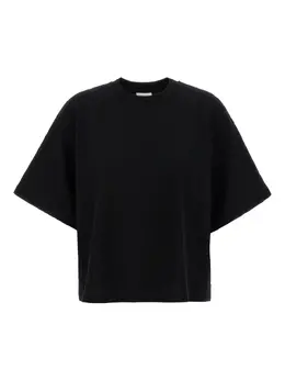 Saint Laurent: Чёрная футболка 