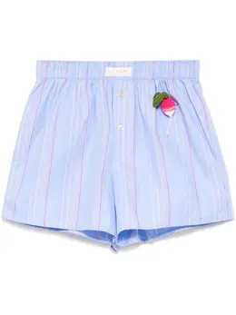 Mira Mikati: Голубые шорты 