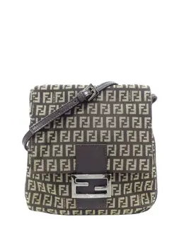 Fendi Pre-Owned: Коричневая сумка через плечо 
