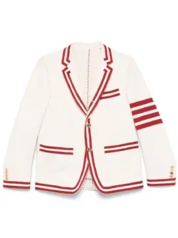 Thom Browne: Пиджаки  4-Bar в полоску