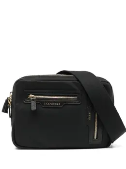 Anya Hindmarch: Чёрная сумка через плечо 