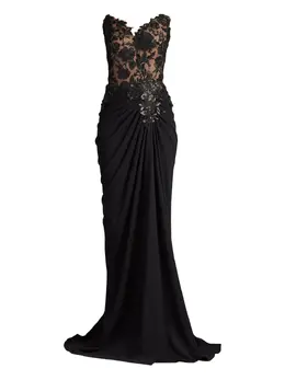 Tadashi Shoji: Чёрное платье 