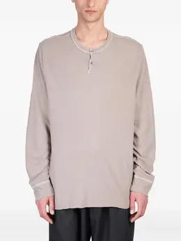 James Perse: Хлопковая футболка  Henley