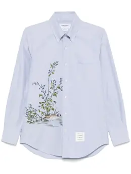 Thom Browne: Голубая рубашка 