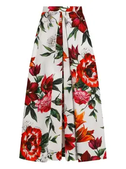 Dolce & Gabbana: Юбка с растительным принтом 