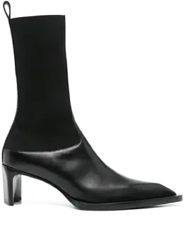 Jil Sander: Чёрные ботинки 