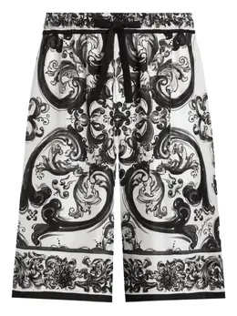 Dolce & Gabbana: Шорты  Majolica с принтом