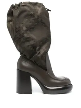 Burberry Pre-Owned: Коричневые ботинки 