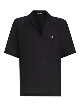 Dolce & Gabbana: Льняная футболка  T