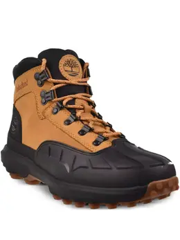 Timberland: Бежевые ботинки 