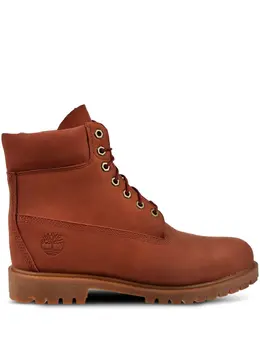 Timberland: Тёмные ботинки 