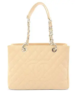 CHANEL Pre-Owned: Светлая сумка-шоппер 