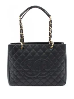CHANEL Pre-Owned: Чёрная сумка 