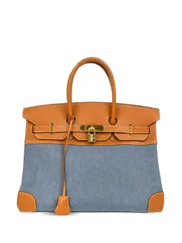 Hermès Pre-Owned: Голубая сумка-шоппер 