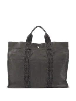 Hermès Pre-Owned: Тёмная сумка-шоппер 