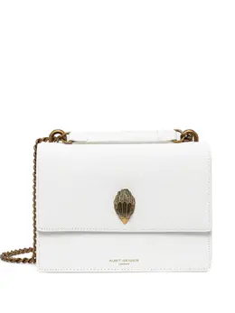 Kurt Geiger London: Белая сумка через плечо 