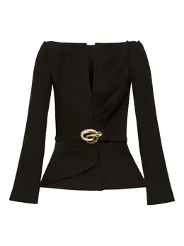 Oscar de la Renta: Куртка из шерсти 
