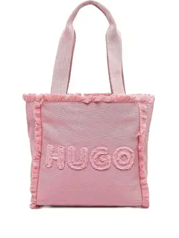 HUGO: Розовая сумка-шоппер 