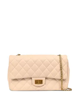 CHANEL Pre-Owned: Бежевая сумка 