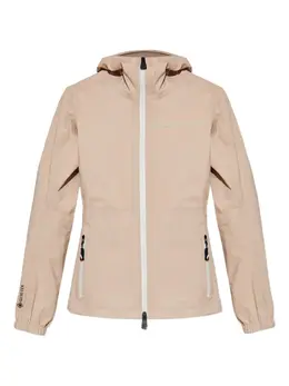 Moncler Grenoble: Бежевая куртка 