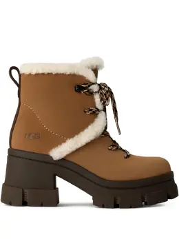UGG: Коричневые ботинки 