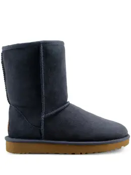 UGG: Синие ботинки  Classic Short