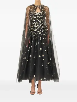 Monique Lhuillier: Чёрный плащ 