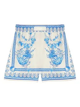 Versace: Хлопковые шорты  Barocco