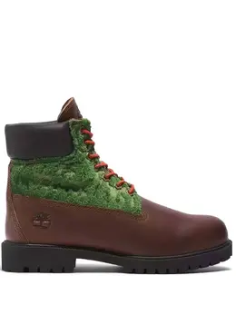 Timberland: Чёрные ботинки 