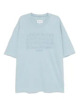 Maison Margiela: Голубая футболка 