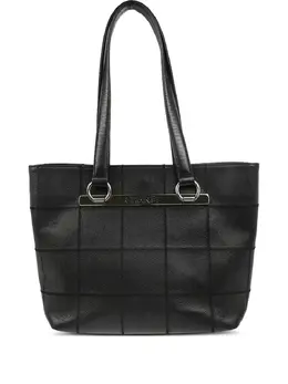 CHANEL Pre-Owned: Чёрная сумка-шоппер 