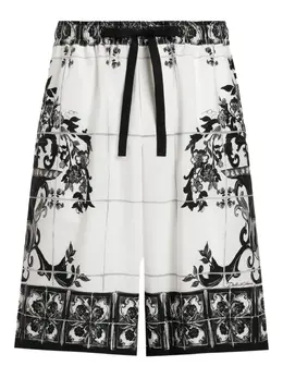 Dolce & Gabbana: Шорты  Majolica с принтом