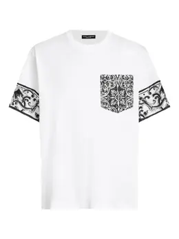 Dolce & Gabbana: Футболка  Majolica с принтом