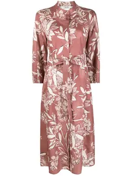 'S Max Mara: Рубашка с растительным принтом 