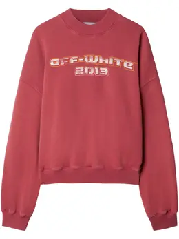 Off-White: Свитшот с принтом 