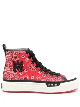 AMIRI: Красные кроссовки 