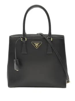 Prada Pre-Owned: Чёрная сумка-шоппер 